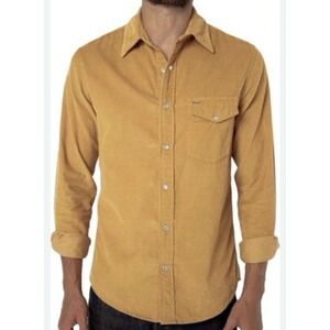 CRIQUET Austin Corduroy PEARL SNAP Western Shirt Mens XL Camel New Casual Top